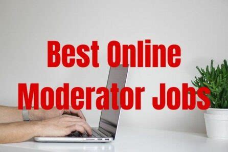online moderator jobs.